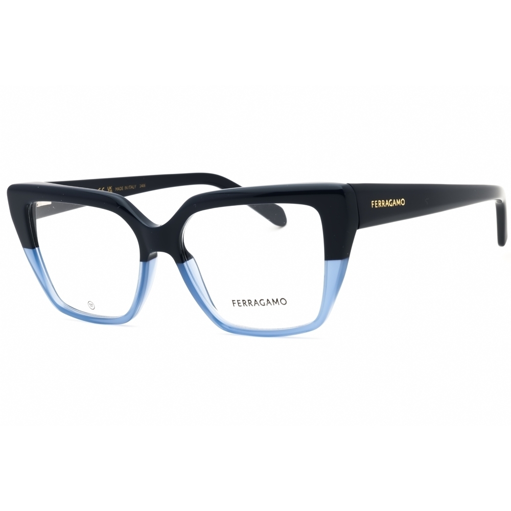 Salvatore Ferragamo SF2971 Eyeglasses Blue Acetate Cat-Eye